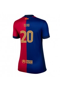 Barcelona Dani Olmo #20 Jalkapallovaatteet Naisten Kotipaita 2024-25 Lyhythihainen